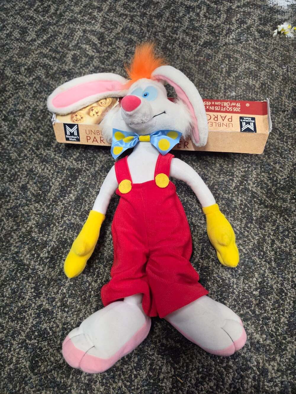 Disney Roger Rabbit Plush Toy 18 Inch
